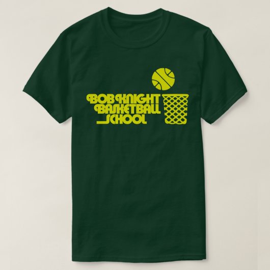 T-shirt Camp de basket-ball Bobby Knight (Design devant)