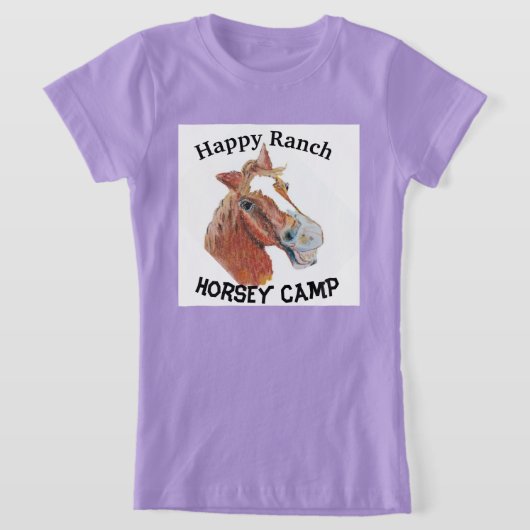 T-Shirt camp de horsey (Poser)