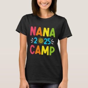 T-shirt Camp de Nana 2025 Équipage de camping d'été Vacanc
