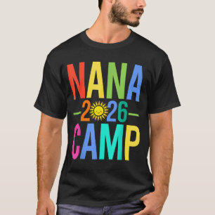 T-shirt Camp de Nana 2026 vacances d'été familiales assort