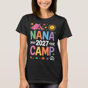 T-shirt Camp de Nana 2027 vacances familiales équipage de