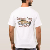 T-shirt Camp de pêche de Kaufman (Dos)