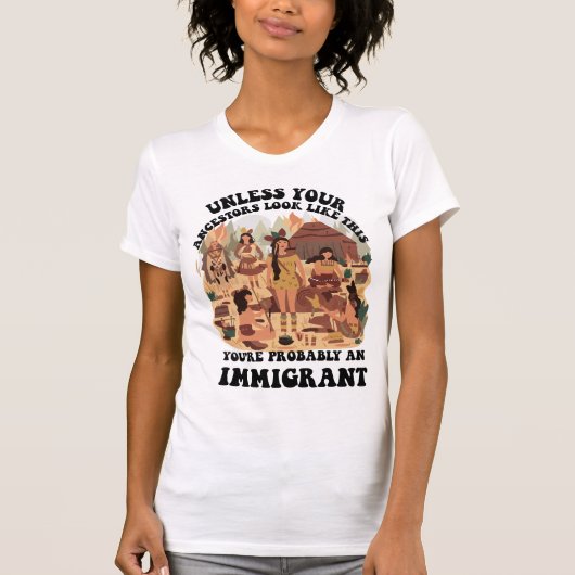 T-shirt Camp des chefs indiens (Devant)