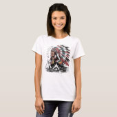 T-shirt Camp des chefs indiens (Devant entier)