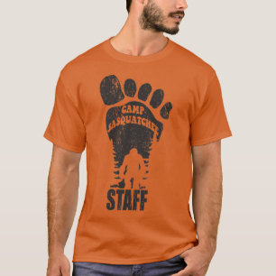 T-shirt Camp d'été Sasquatchee Personnel Funny Vintage Gra