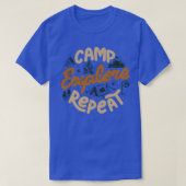 T-shirt Camp Explore Repeat par Tobe Fonseca (Design devant)