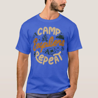 T-shirt Camp Explore Repeat par Tobe Fonseca
