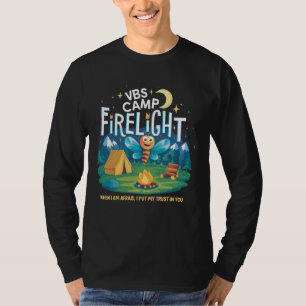T-shirt Camp Firelight VBS Camp Vacances Bible School Fire