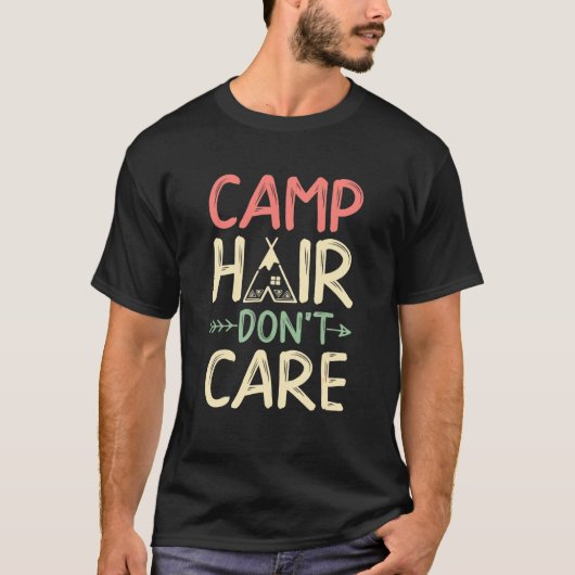 T-shirt Camp Hair Dont les soins (Devant)