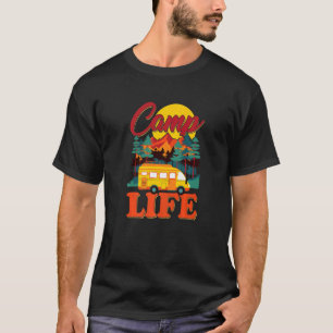 T-shirt Camp Life Camp Caravan Campers Outfit Camping