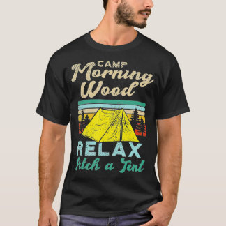 T-shirt Camp Morning Wood Design Camper, Morning Wood (1) 