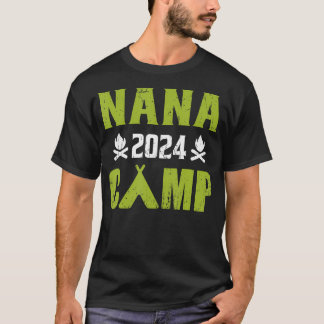 T-shirt Camp Nana 2024 Vacances en famille Équipe de campi