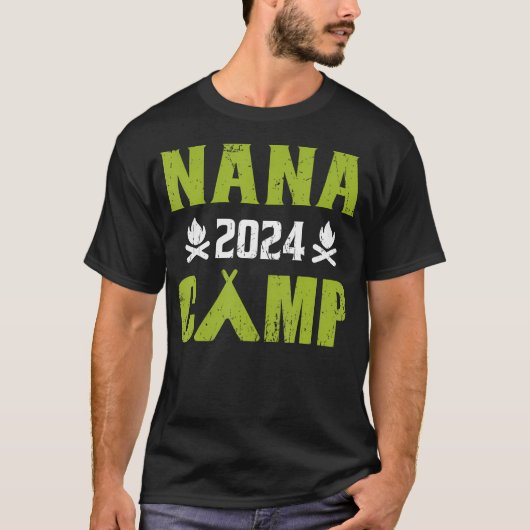 T-shirt Camp Nana 2024 Vacances en famille Équipe de campi (Devant)