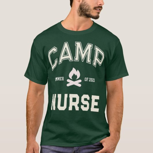 T-shirt CAMP NURSE Medical Staff (Devant)