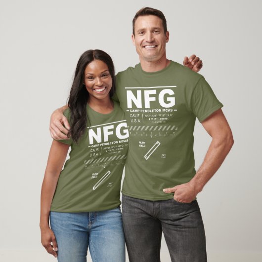 T-shirt Camp Pendleton MCAS NFG (Unisexe)