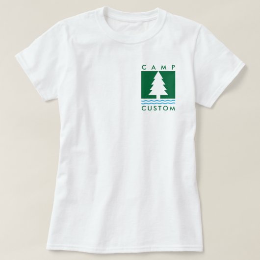 T-shirt Camp personnalisé (Design devant)