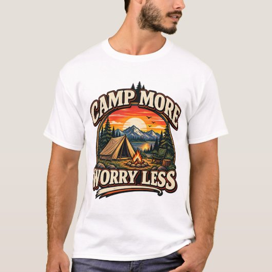 T-shirt Camp Plus de soucis (Devant)