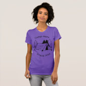 T-shirt Camp plus de stress moins (Devant entier)