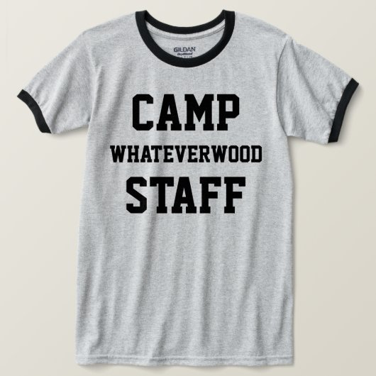 T-shirt Camp Whateverwood Staff Grey (Design devant)