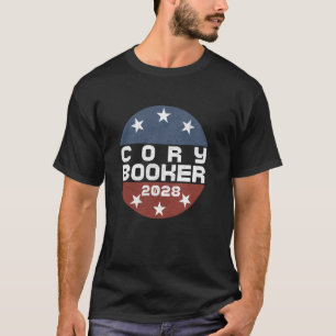 T-shirt Campagne de Cory Booker 2028 Élection Rond Patriot