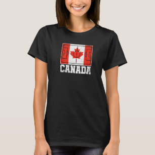 T-shirt Campagne de football du Canada Drapeau Canadian Pr