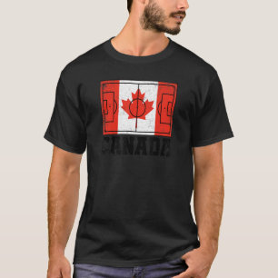 T-shirt Campagne de football du Canada Drapeau de la fiert