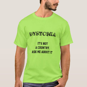 T-shirt Campagne de sensibilisation de dystonie