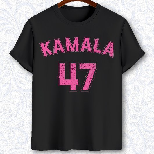 T-shirt Campagne électorale de Kamala 47 rose Harris 2024