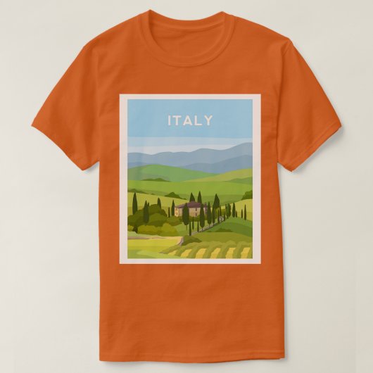T-shirt Campagne italienne (Design devant)