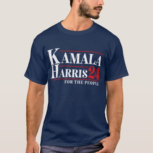 T-shirt Campagne Kamala Harris 2024 (Devant)