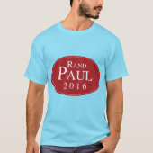 T-shirt Campagne ovale rouge Rand Paul 2016 (Devant)
