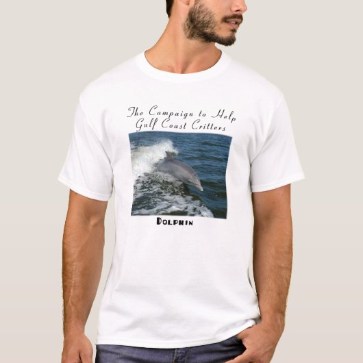 T-shirt Campagne pour aider des créatures de Côte du Golfe (Devant)
