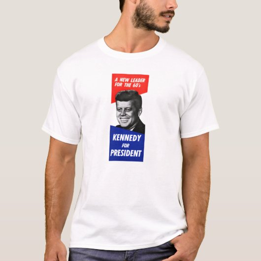T-shirt Campagne présidentielle 1960 de Kennedy (Devant)