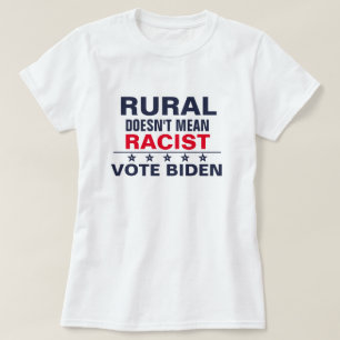 T-shirt Campagne Pro-Biden Harris Anti-Racisme Vote Bleu