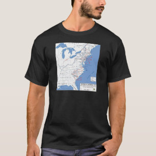 T-shirt Campagnes militaires de la révolution américaine