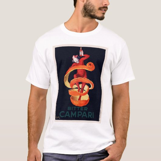 T-shirt Campari amer par Cappiello (Devant)