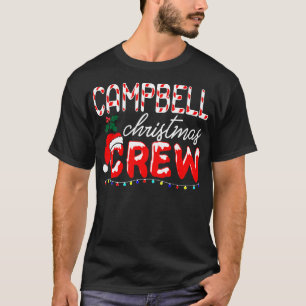 T-shirt Campbell Nom de famille Cadeau de Noël Thanksgivin