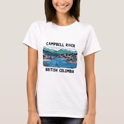 T-shirt Campbell River BC Canada (Devant)