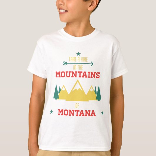 T-shirt Camper au Montana (Devant)