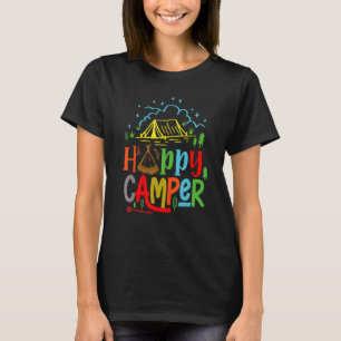 T-shirt Camper Camper Joyeux Camping Hommes Femmes Enfant