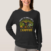 T-shirt Camper Camping  Campfire (Devant)