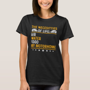 T-shirt Camper Camping Les Nécessités De La Vie Ma Motorho