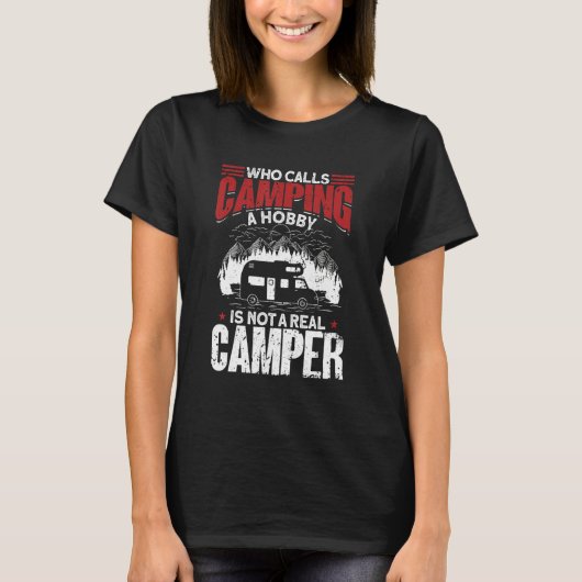 T-shirt Camper Caravan Camping 2 (Devant)
