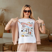 T-shirt Camper d'aventure feu de camp