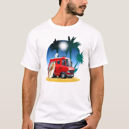 T-shirt Camper de dessin (Devant)