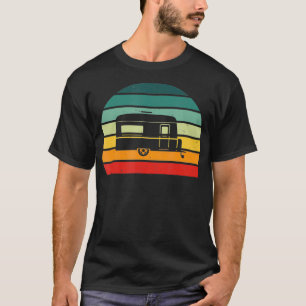 T-shirt Camper de remorque RV avec Hitch Vintage Retro