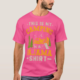 T-shirt Camper Drôle Happy Randonnée Extérieur C'Est Mon C