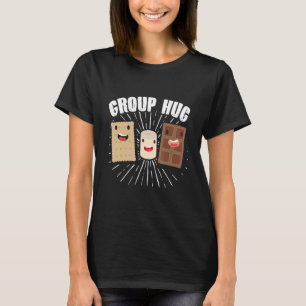 T-shirt Camper Groupe Tente Extérieure Hug Marshmallows Sm