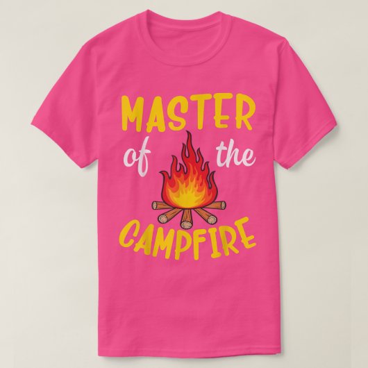 T-shirt Camper Master Du Camping Papa Daddy B (Design devant)
