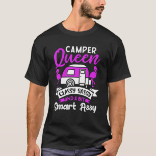 T-shirt Camper Queen Classy Sassy Et Un Peu Smart Assy Cut
